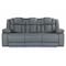 Global Furniture Usa U7068 GREY 10 POWER RECLINING SOFA WITH DDT, WC AND LED 5736 - alternate 1